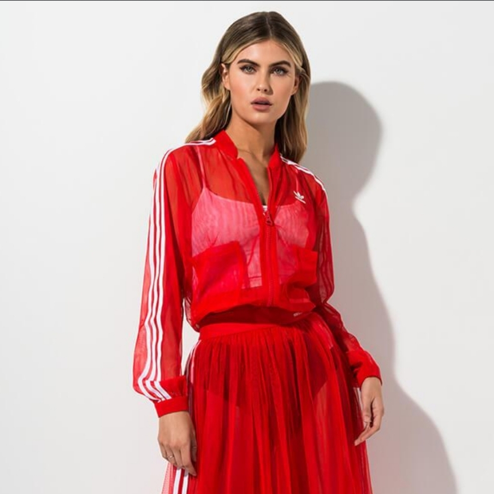 Adidas Red Mesh JACKET